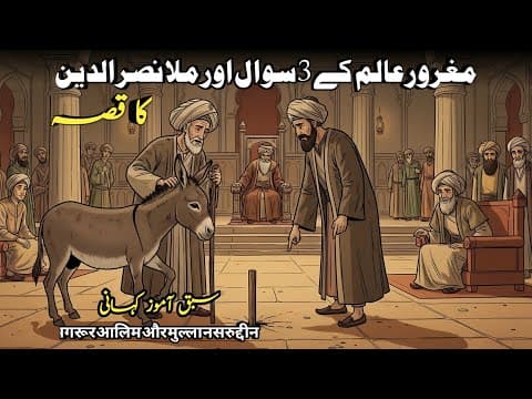 Thumbnail for Gharoor Ka Anjaam | Mulla Nasruddin Ka Zabardast Qissa | Islamic Moral Story In Urdu Hindi | Urdu | by Ibrat Ke Qissey