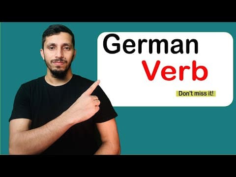 Thumbnail for জার্মানের সবচেয়ে Powerful Verb – এক ভিডিওতেই শিখে নিন. learn German in Bangla. German with Reza by German with Reza
