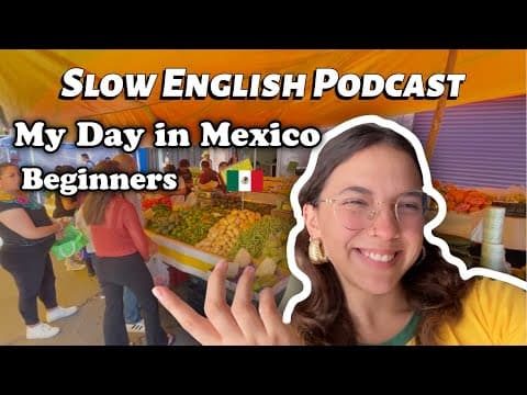 Thumbnail for Slow English Podcast | A day in my life! 🎧 A2 English Listening Practice by Miss Honey 🍯 