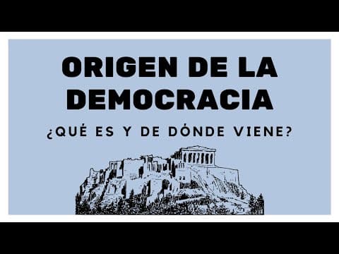 Thumbnail for Origen de la Democracia: ¿Qué es y de dónde viene? by Enterarse