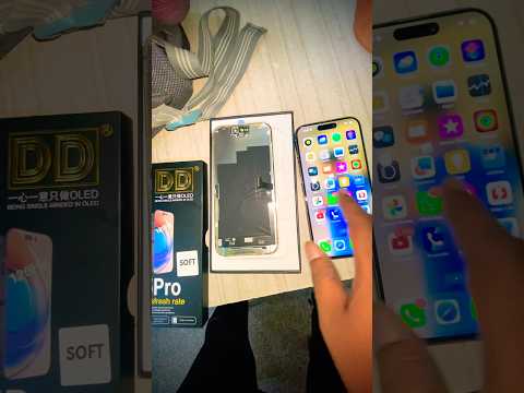 Thumbnail for iPhone 15 Pro DD Brand Display Change Doorstep service Delhi📞9971550988 #shortvideo #shorts #reels by BSAS Mobile Service