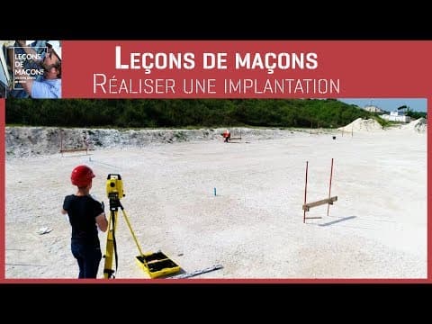 Thumbnail for Les bons gestes en maçonnerie - Réaliser une implantation by Agence Qualité Construction