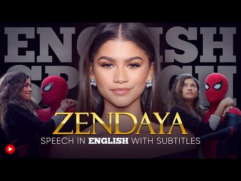 Thumbnail for ENGLISH SPEECH | ZENDAYA: We're the Future (English Subtitles) by English Speeches