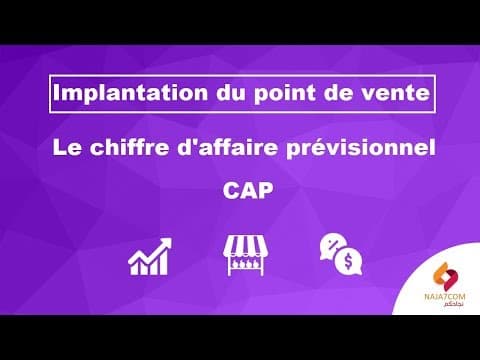 Thumbnail for L'implantation du point de vente : le chiffre d'affaire prévisionnel (CAP) by naja7com I نجاحكم