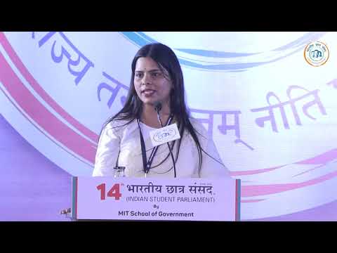 Thumbnail for Mrinali Dixit as a student speaker from the platform of 14th Bharatiya Chhatra Sansad. by Bharatiya Chhatra Sansad