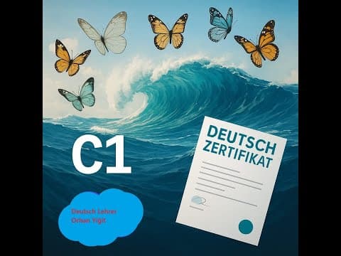 Thumbnail for Telc C1 #StudienWahl #Drohnen #BedeutungVonSpielen - Telc C1- Hören Teil 1- 3 mit lösungen- by Orhan Yigit