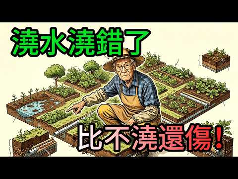 Thumbnail for 別再亂澆水了！5大「奪命」澆水誤區，老農夫40年秘訣：學會看「這裡」植物長得又快又壯！#種菜技巧 #澆水方法 #園藝教學 #陽台種菜 #植物養護 #爛根原因 #多肉植物 #農村經驗 #老農夫秘訣 by 菜友會