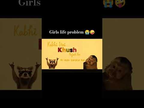 Thumbnail for girls life problem 😭🤪😵#shorts #reality #girl by jiya official 