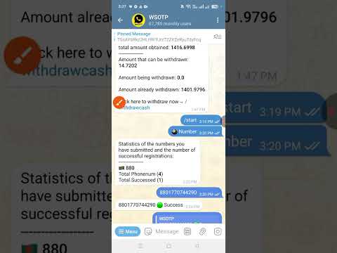 Thumbnail for Whatsapp account sell bot . Whatsapp sell usa Whatsapp account sell #whatsappbot by Bangladesh worker team 1M