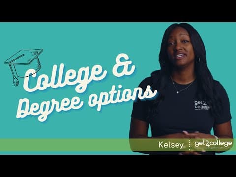 Thumbnail for Different types of colleges and degree options by Get2College