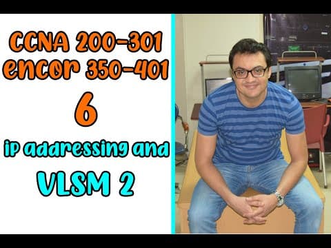 Thumbnail for CCNA 200-301 and Encor..IP addressing and VLSM 2...Ahmed Nazmy 6 by Ahmed Nazmy