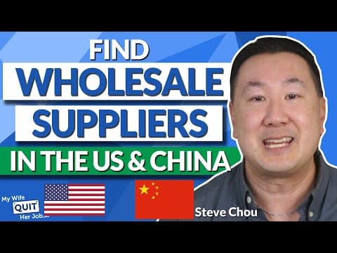 Thumbnail for How To Find Wholesale Suppliers In The US & China - COMPLETE Tutorial by MyWifeQuitHerJob Ecommerce Channel