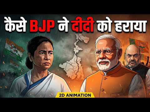 Thumbnail for How BJP Defeated Mamata Banerjee in Bengal Election 2026 | 2D Animation by AniDoc