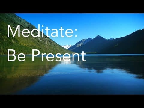 Thumbnail for Daily Calm | 10 Minute Mindfulness Meditation | Be Present by Calm