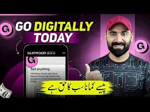Thumbnail for No Job, No Skill? Learn to Create & Sell Digital Products on Gumroad 🔥 by 90s Mentor