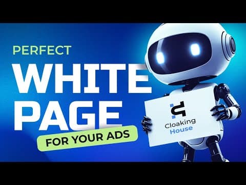 Thumbnail for White Page Generator in Cloaking.House for Any Platform: TikTok, FB & Google in Just a Few Minutes by Cloaking House - Service filtering traffic