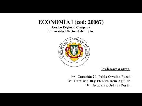 Thumbnail for CAPÍTULO 8: Sobre el Análisis Macroeconómico by EconomiaUnluCRC