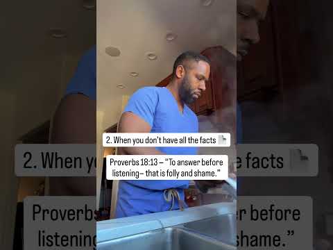 Thumbnail for 7 situations God says you should be silent by Robert Singleton II MD