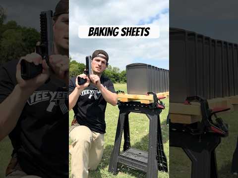 Thumbnail for How Many Baking Sheets Would it Take to Stop a Bullet? by Yee Yee Life