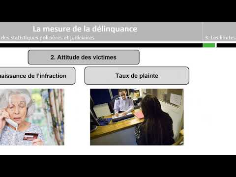 Thumbnail for La mesure de la délinquance by Les SES en vidéos