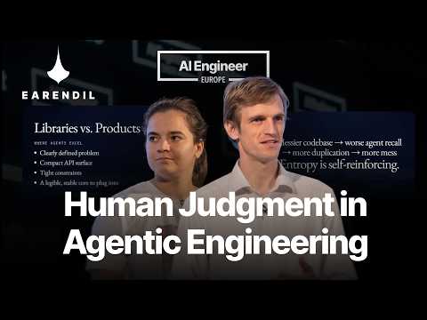 Thumbnail for The Friction is Your Judgment — Armin Ronacher & Cristina Poncela Cubeiro, Earendil by AI Engineer