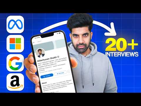 Thumbnail for LinkedIn profile for Freshers (This Strategy Got Me 20+ Interview Calls) by Akber Shaikh