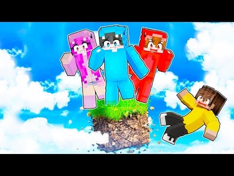 Thumbnail for Minecraft Pero Solo Hay UN BLOQUE REALISTA! by Nacho