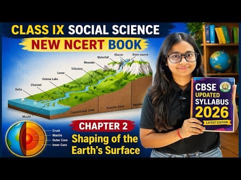 Thumbnail for Shaping of Earth Surface Class 9 | Full Chapter Explanation | New Syllabus 2026-27 by Full Concepts  