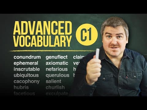 Thumbnail for 69 Advanced Words (C1 + C2) to Get a Band 9 by IELTS Advantage