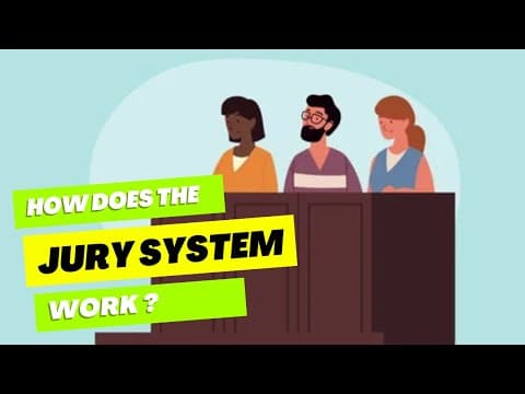 Thumbnail for Jury system: how does it work? What are the pros and cons? by Draw & discover
