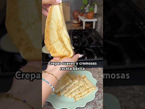 Thumbnail for Estás crepas quedan súper suaves y cremosas #ahorts #subscribe #crepas by Esmeralda Cardenas 