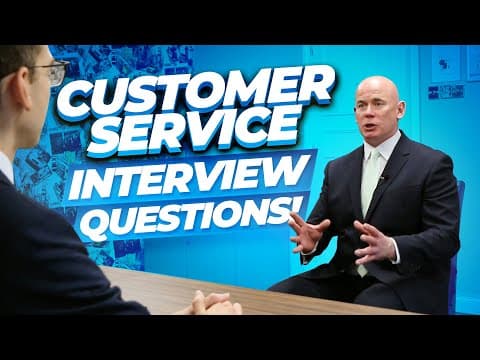 Thumbnail for CUSTOMER SERVICE Interview Questions & Answers! (How to PASS a CUSTOMER SERVICE Job Interview!) by CareerVidz