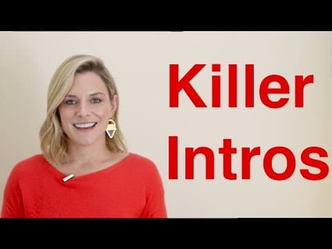 Thumbnail for How to Start your Presentation: 4 Step Formula for a Killer Intro by Lighthouse Communications