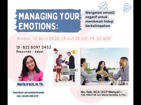 Thumbnail for Mengatasi emosi2 negatif/ Maria Iroth, M. Th. by KABEL