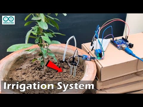 Thumbnail for Smart Irrigation System Arduino | Automatic Plant watering System | Arduino Projects by EAZYTRONIC