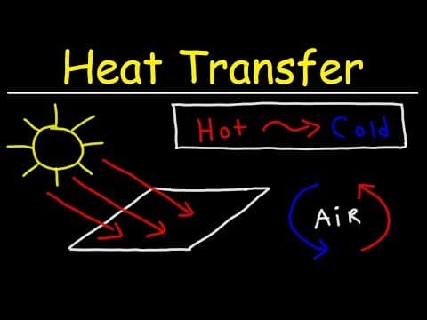 Thumbnail for Heat Transfer - Conduction, Convection, and Radiation by The Organic Chemistry Tutor