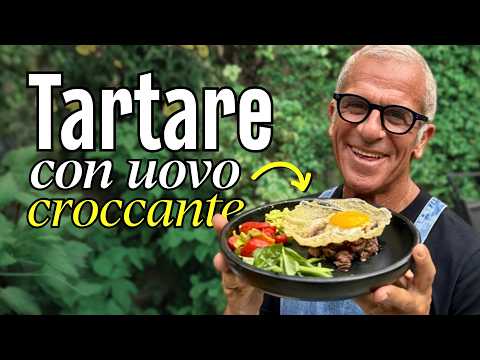 Thumbnail for Tartare di carne con Uovo (e come fare l'Uovo CROCCANTE) Ricetta di Chef Max Mariola by Chef Max Mariola