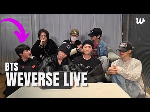 Thumbnail for 🔴 BTS OT7 EN VIVO Comeback, Álbum y Gira 🎤 Completo (Multi Subs) | Weverse Hoy | I Purple Kpop by I Purple Kpop 