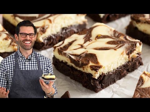 Thumbnail for AMAZING Cheesecake Brownies Recipe by Preppy Kitchen