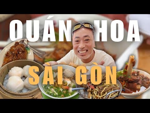 Thumbnail for Food Tour Quán Ăn - Nhà Hàng Hoa Sài Gòn | Đạo diễn Nguyễn Quang Dũng by Nguyen Quang Dung Director