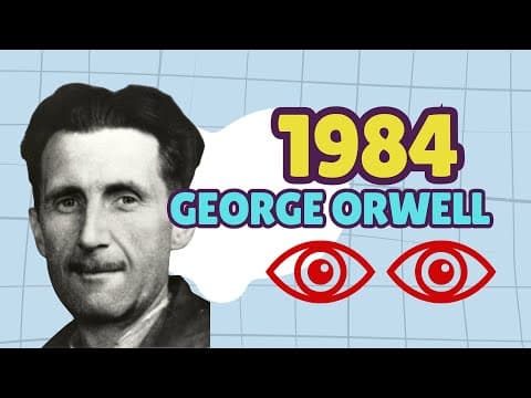 Thumbnail for 1984 de George Orwell Résumé et Analyse en 3 min - révision express DNB ! by Littéraire Marya