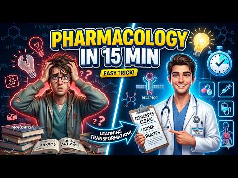 Thumbnail for Pharmacology Made Easy: How Drugs and Receptors Work Together by Tooth talk's