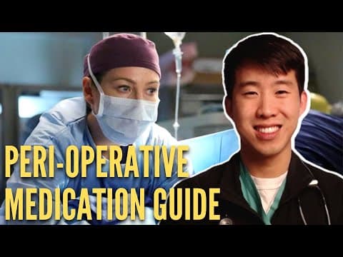Thumbnail for What Medications Should You Stop Before Surgery? by Conan Liu, M.D.