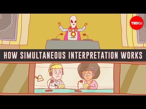 Thumbnail for How interpreters juggle two languages at once - Ewandro Magalhaes by TED-Ed