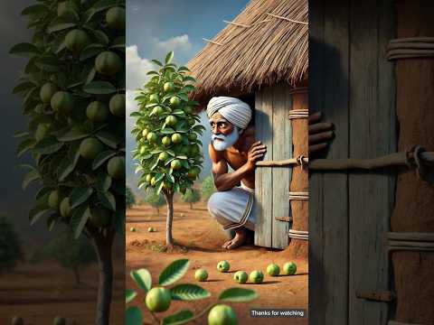 Thumbnail for Farmers keep a secret watch because someone is stealing guavas every day 😭 #ai #pigeon #farmer by moon hindi animation 