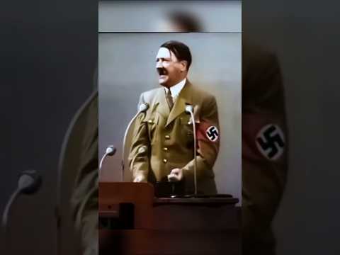 Thumbnail for Adolf Hitler speech before world war 2 in 1935 colorized #history by Around the Atlas history 