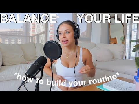 Thumbnail for HOW TO BUILD A ROUTINE & STAY CONSISTENT | staying productive while balancing a fun life! by  A Better You Podcast