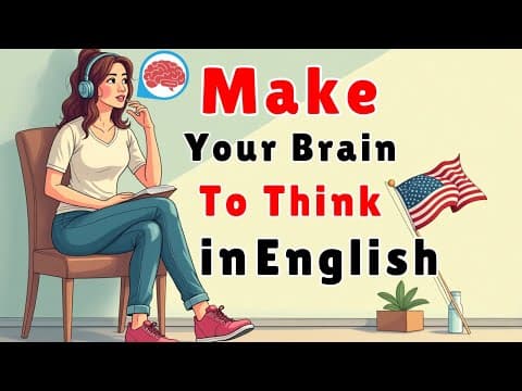Thumbnail for How To Make Your Brain To Think in English| Improve Your English Speaking |English Speaking Practice by Easy English Talk