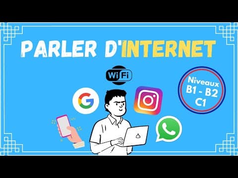 Thumbnail for DELF B1 B2 - DALF C1 | Parler d'Internet, lexique, actions, problèmes by French School TV