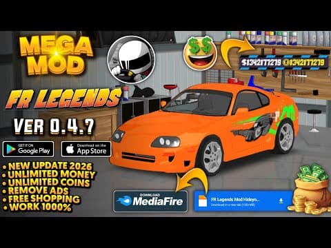 Thumbnail for FR Legends Mod Apk Terbaru v0.4.7 - Mod Supra MK 4 FR Legends  by HideyoVerse
